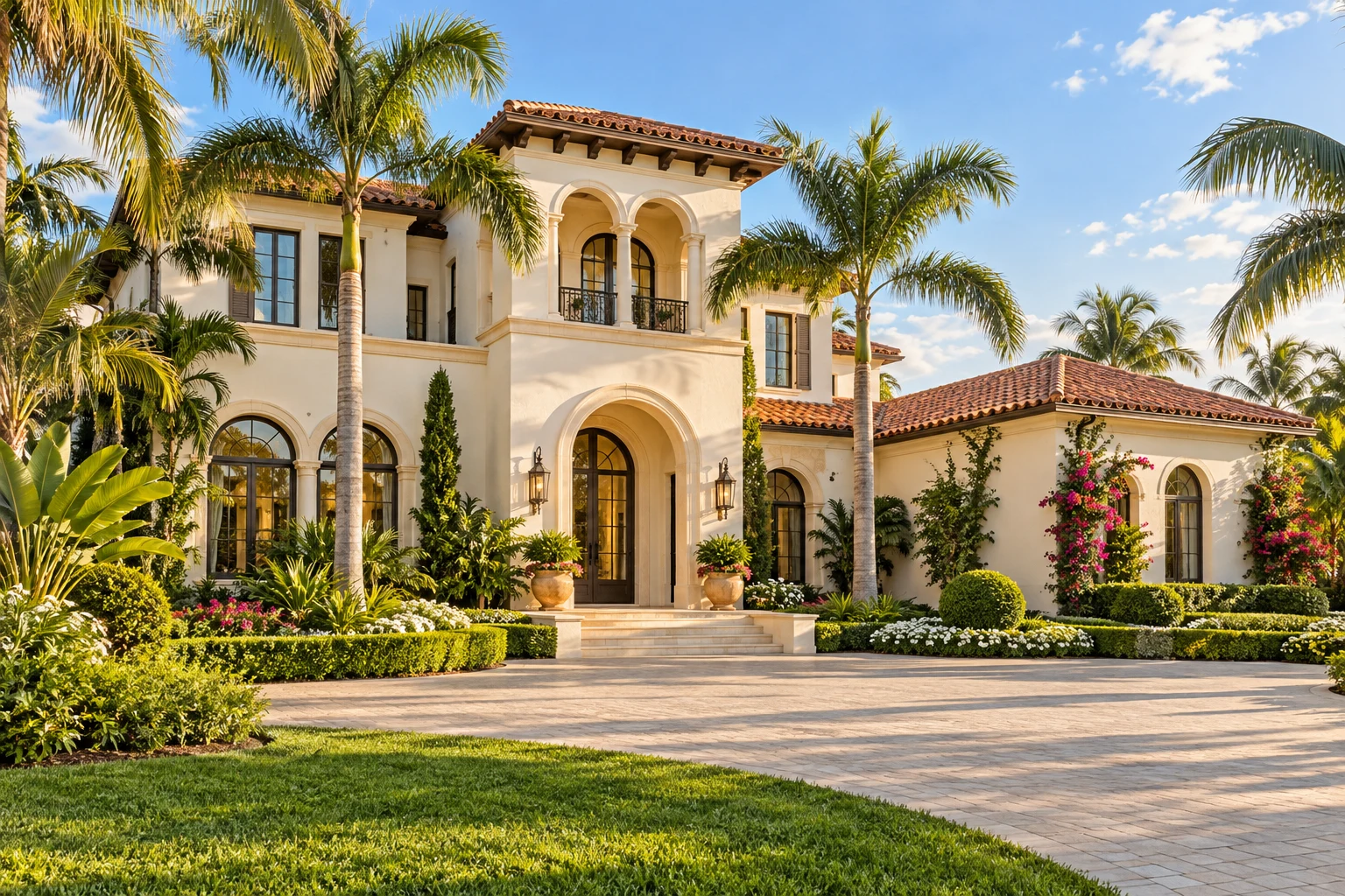Illustrative Mediterranean-style Florida home